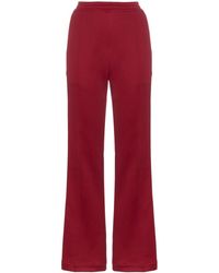 Moncler Спортивные Брюки С Полосками - Красный