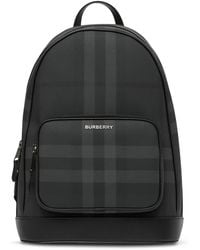 Burberry - Geruite Rugzak - Lyst