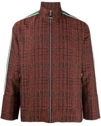 Ahluwalia - Check-Pattern Zip-Up Jacket - Lyst