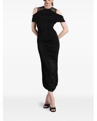 Marine Serre - Ruched Off-Shoulder Dress - Lyst