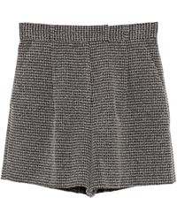 To b. by agnès b. - Pantalones cortos de bouclé - Lyst