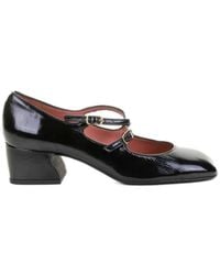 Status - Buckled Leather Pumps - Lyst