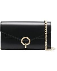 Sandro - Bolso de mano Yza con detalle de cadena - Lyst