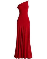 Alice + Olivia - Noelia Twist-Detail Maxi Dress - Lyst