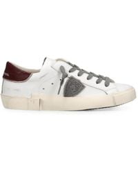 Philippe Model - Prsx Low Leather Sneakers - Lyst