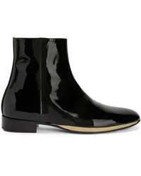 Giuseppe Zanotti - Gz Flash Patent-Finish Boots - Lyst