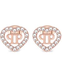 Philipp Plein - Rocked Hearts Earrings - Lyst