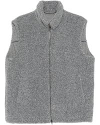 Herno - Flannel Zipped Vest - Lyst