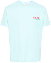 Mc2 Saint Barth - Capri Addicted Cotton T-shirt - Lyst