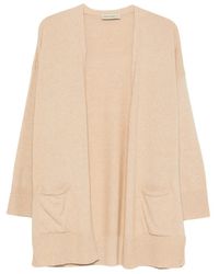 SERGIO MORETTI FIRENZE - Open-Front Patch-Pocket Cardigan - Lyst