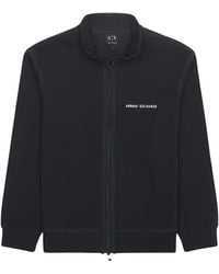 ARMANI EXCHANGE - Sweat À Col Montant Zippé - Lyst