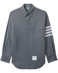 Thom Browne - 4-bar Shirt Jacket - Lyst