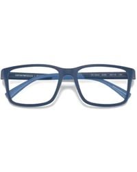 Emporio Armani - Square-Frame Glasses - Lyst