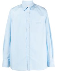 Valentino Garavani - Logo-Embroidered Cotton Shirt - Lyst