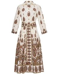 Cara Cara - Lolita Paisley-Print Midi Dress - Lyst