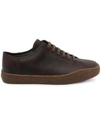 Camper - Peu Terreno Leather Lace-Up Low-Top Sneakers - Lyst