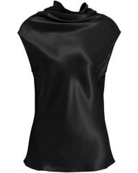 Alberta Ferretti - Cowl Sleeveless Top - Lyst