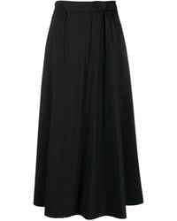 Herno - Falda Midi Con Cordones - Lyst