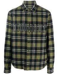 DSquared² - Plaid-Print Check Shirt - Lyst