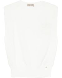 Herno - Chaleco Con Cuello Redondo - Lyst