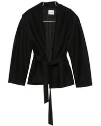 ANDAMANE - Niki Long-Sleeve Belted Jacket - Lyst