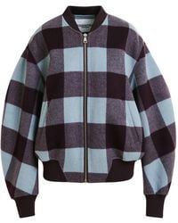 Essentiel Antwerp - チェック ボンバージャケット - Lyst