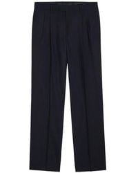 Lardini - Pinstripe-Pattern Pleated Trousers - Lyst