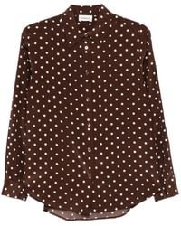 P.A.R.O.S.H. - Polka Dot Long-Sleeve Shirt - Lyst