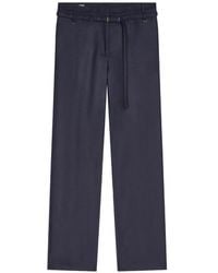 Dries Van Noten - Belted Wool Pants - Lyst