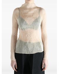 Issey Miyake - Chiffon Twist 1 Shirt - Lyst