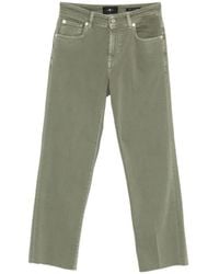 7 For All Mankind - Calie Straight Ankle Jeans - Lyst