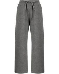 JNBY - Wide-leg Wool-blend Trousers - Lyst