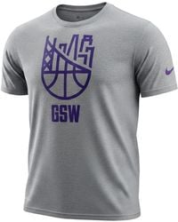 Nike - Nba Golden State Warriors T-Shirt - Lyst