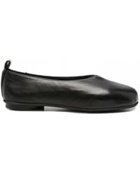 Liska - Slip-On Leather Ballet Flats - Lyst