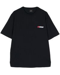PS by Paul Smith - T-shirt en coton stretch à logo imprimé - Lyst