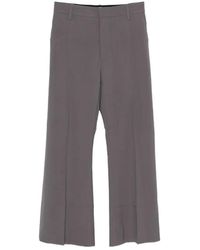 Victoria Beckham - Pantalon Droit À Design Plié - Lyst