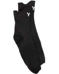 Y-3 - Logo-Intarsia Ribbed Socks - Lyst