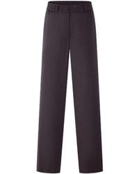 Shanghai Tang - Elastic-Waist Wool Trousers - Lyst