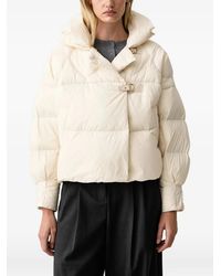 Silvian Heach - Buckle-Fastening Puffer Jacket - Lyst