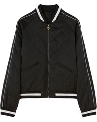 Palm Angels - Logo-embroidered Quilted Jacket - Lyst