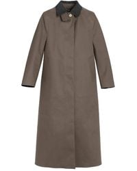 Barrie - Button-Fastening Contrast-Collar Raincoat - Lyst