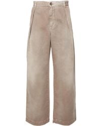 WOOD WOOD - Fraser Faded Wide-Leg Trousers - Lyst