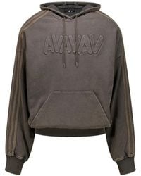 AVAVAV - X Adidas Originals Logo-Embossed Oversized Hoodie - Lyst