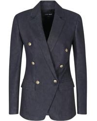 Giorgio Armani - Double-Breasted Blazer - Lyst