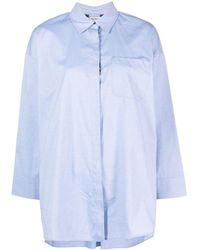 Max Mara - Long-sleeve Cotton Shirt - Lyst