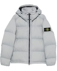 Stone Island - Matt Ripstop Cordura Hooded Padded Jacket - Lyst