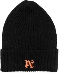 Palm Angels - Bonnet À Motif Monogrammé - Lyst