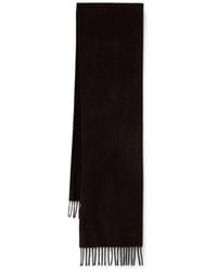 Max Mara - Écharpe En Laine À Franges - Lyst