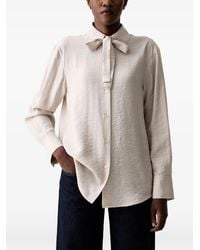 Marc O' Polo - Bow-Detail Long-Sleeve Shirt - Lyst