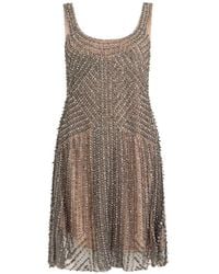 Alberta Ferretti - Sequin-Embellished Mini Dress - Lyst